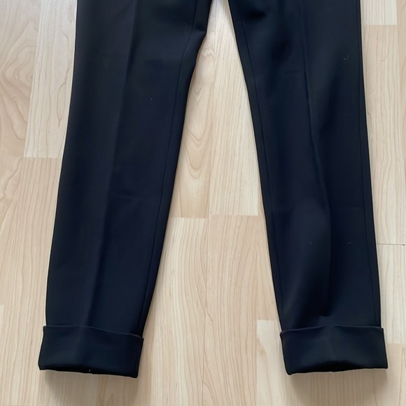ATM Anthony Thomas Melillo Ponte Slim Pant Straight Leg Stretch Trouser Black, 4 - Picture 8 of 10